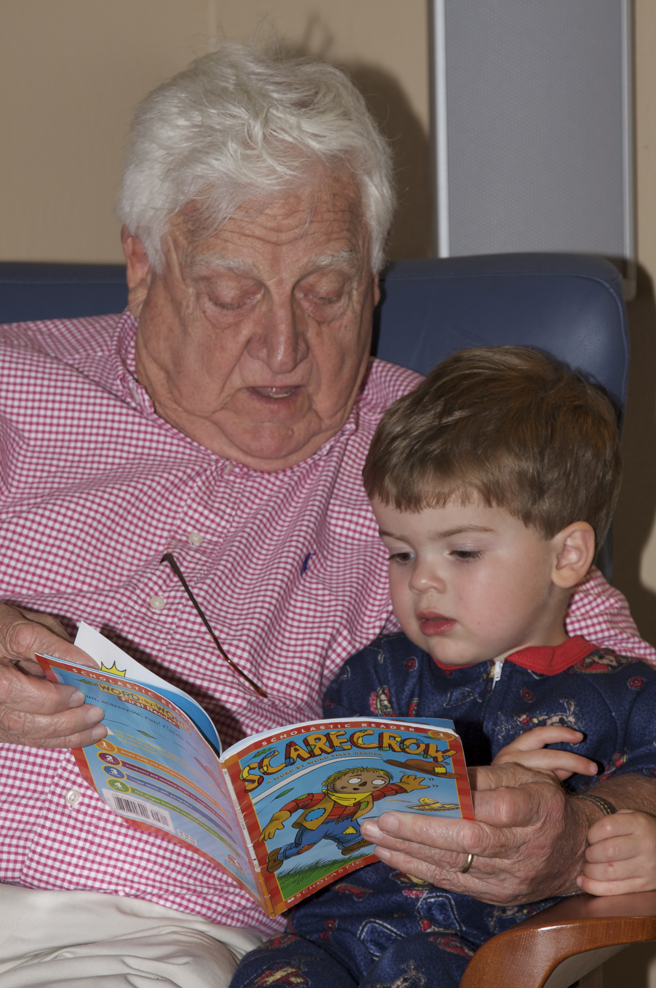 reading stories.