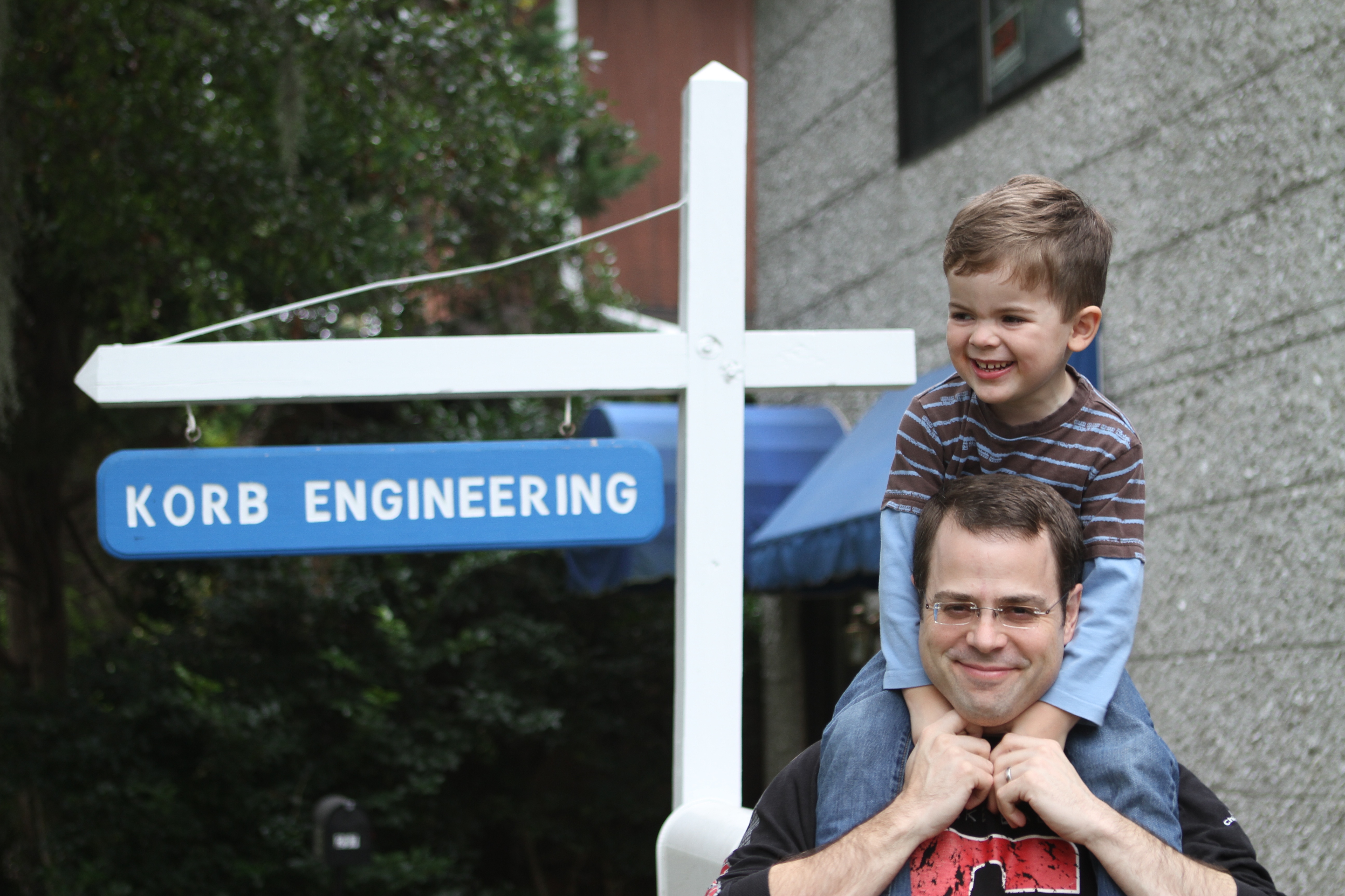 the famous Korb Engineering sign