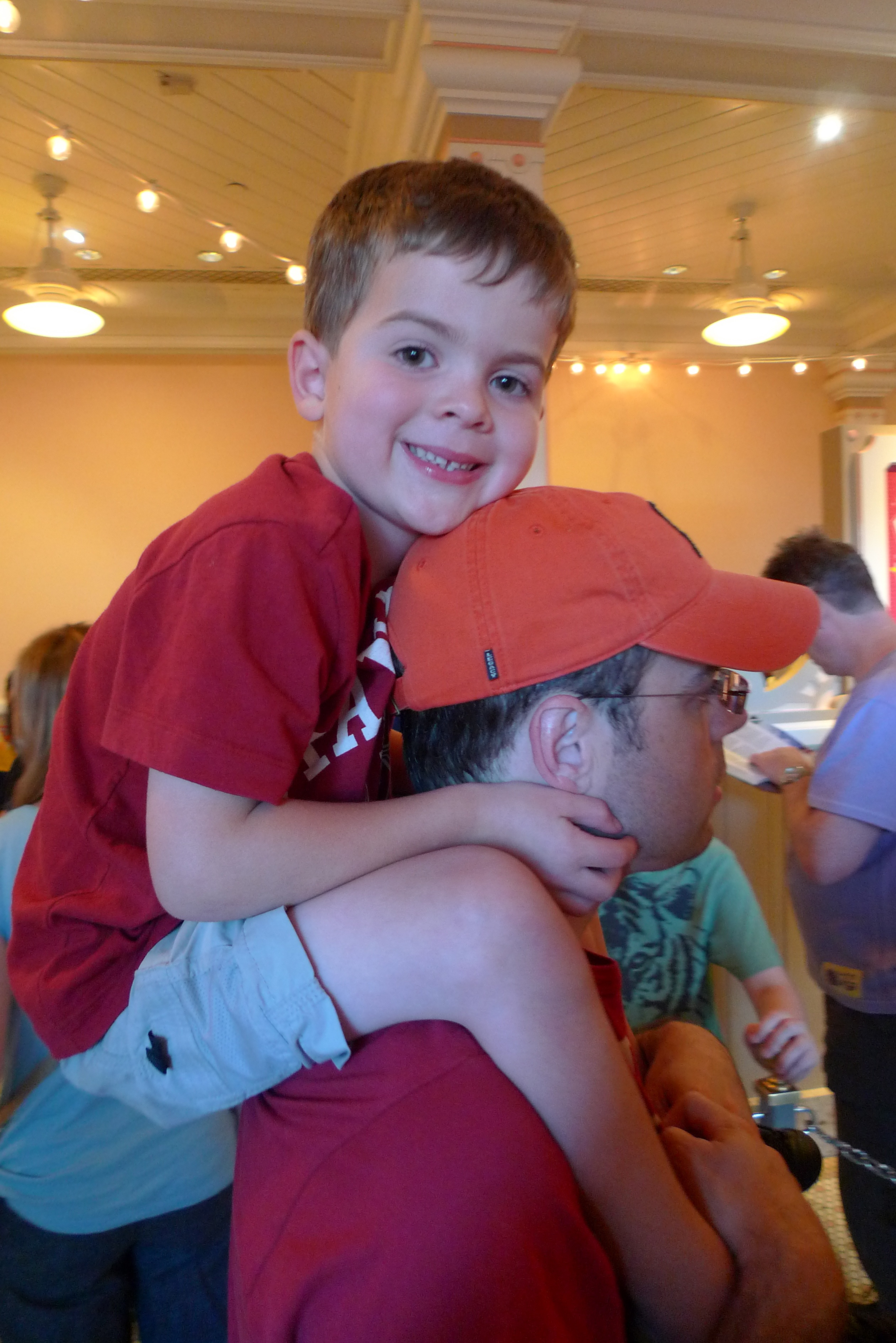 piggyback shoulder rides
