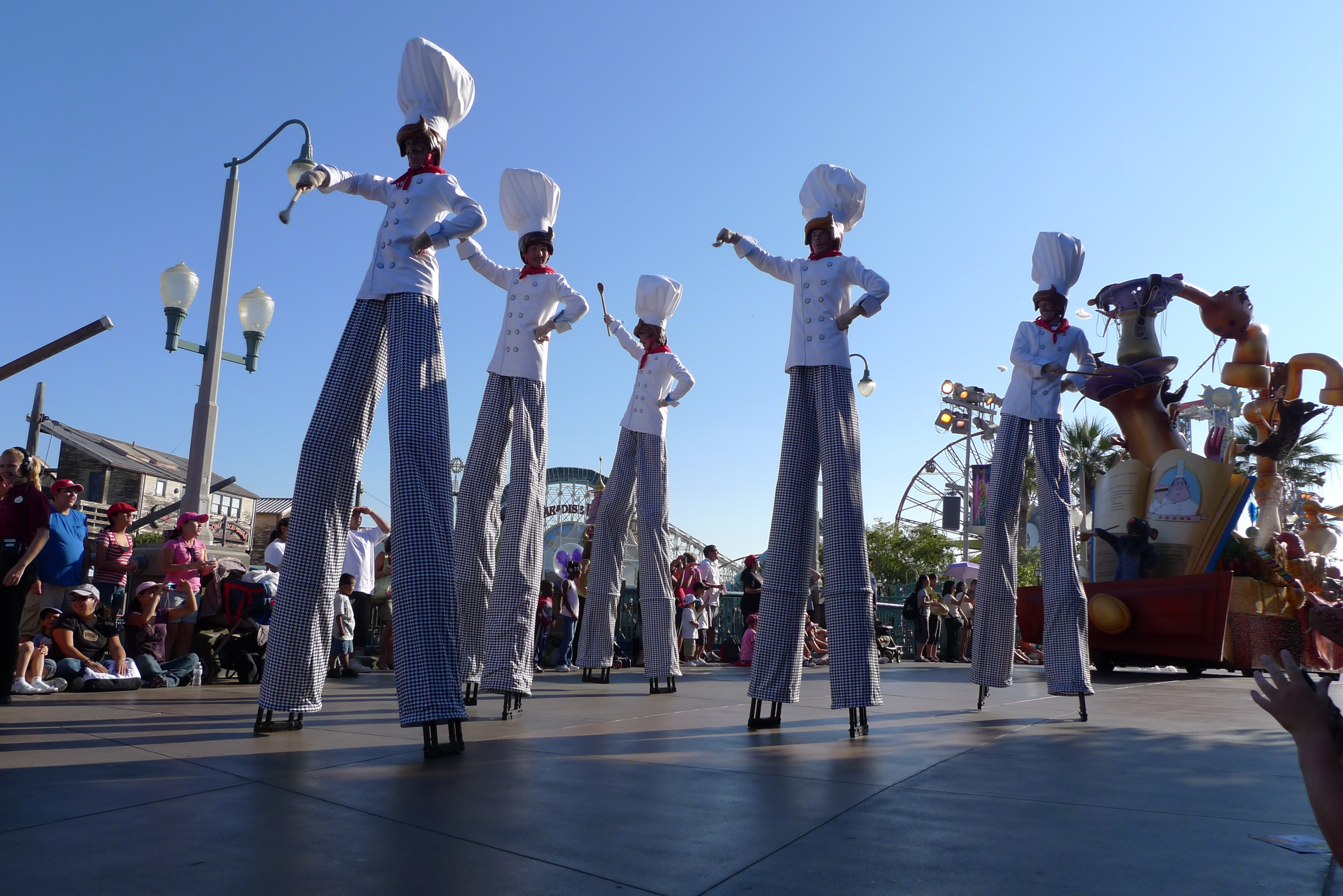 Ratatouille (chefs on stilts!)